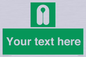 Custom sign safe condition Lifejacket